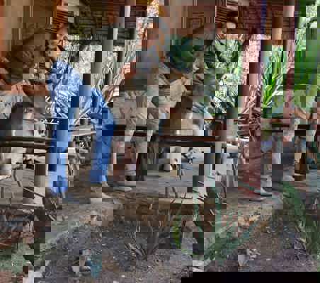 Pritpal meets Natsujaki in the Maasai-mara